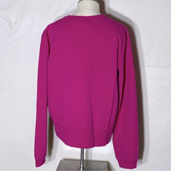 Vintage Au Coton Pink ACX Activewear Crew Neck Sweatshirt L - Picture 4 of 14